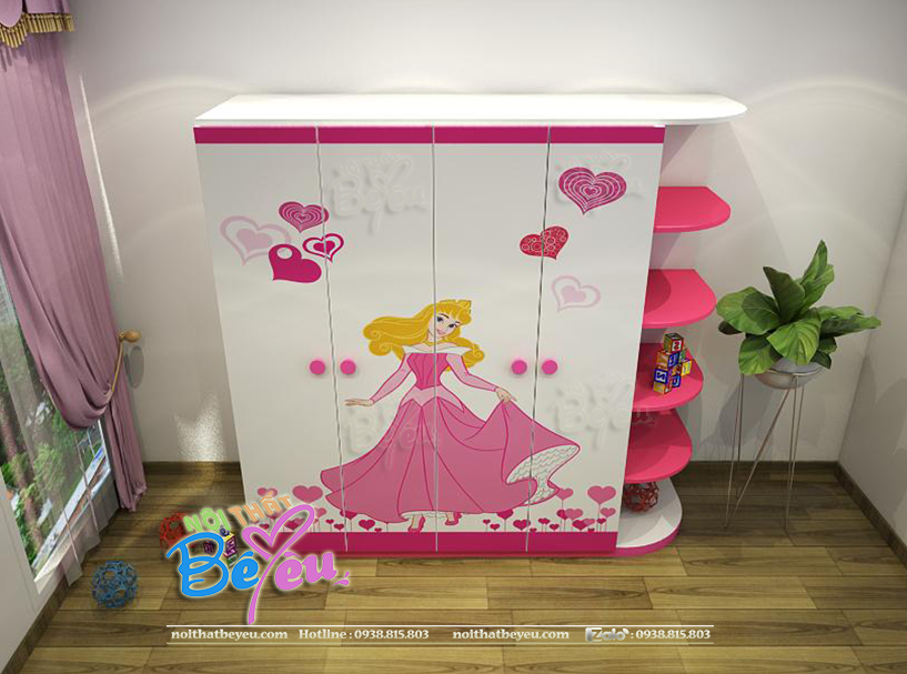 tu ao tre em cong chua cho be gai 3 canh 4 canh noithatbeyeu 1