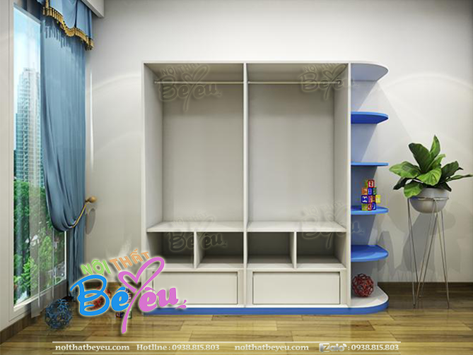 thiet ke tu ao tre em hinh oto cho be trai noi that be yeu 3