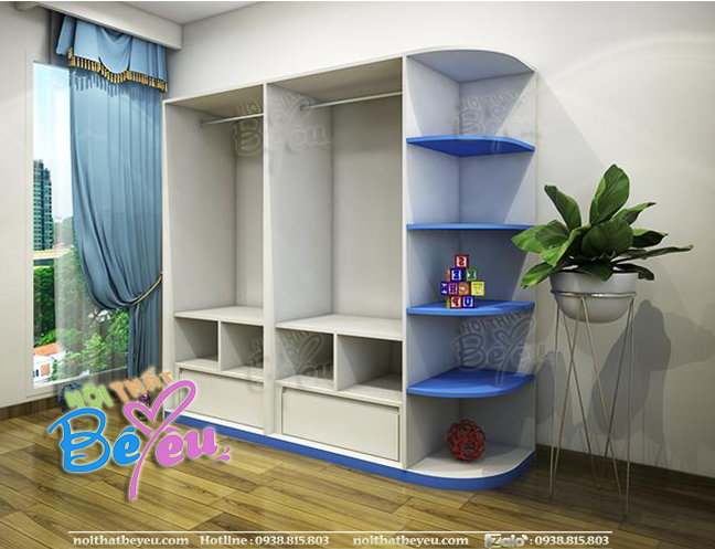 thiet ke tu ao tre em hinh oto cho be trai noi that be yeu 4