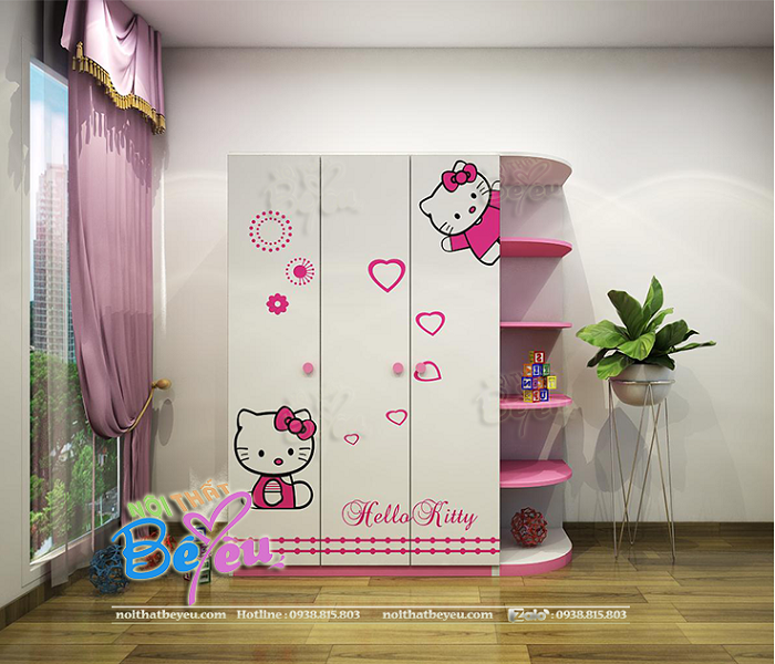 tu ao tre em hello kitty cho be gai