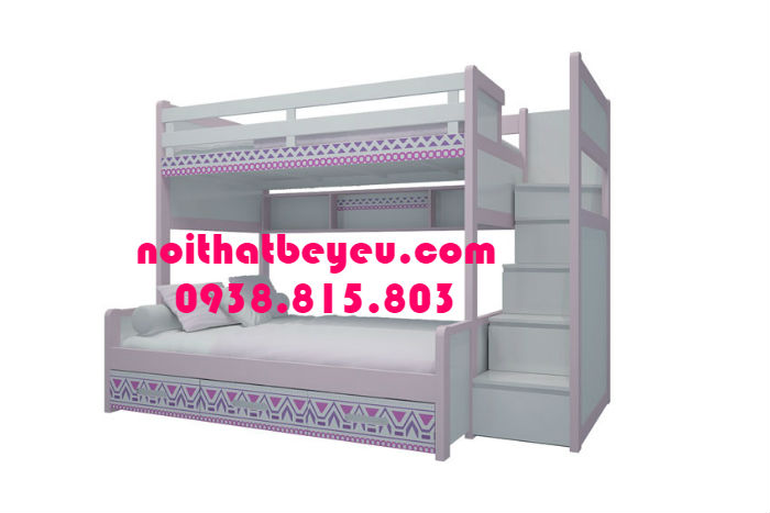 giường tầng trẻ em bằng gỗ