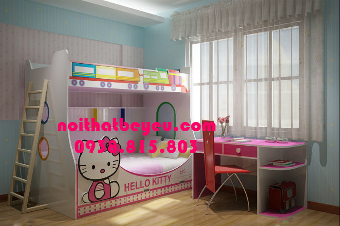 giuong 2 tang cho tre em dep cao cap gia re 1
