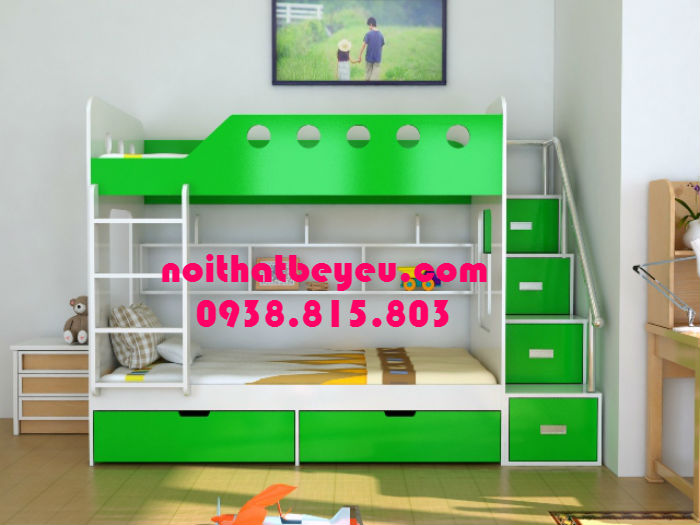 giuong 2 tang cho tre em dep cao cap gia re 15