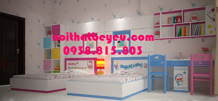 giuong ngu cho be trai be gai gia re cao cap tai tphcm 14