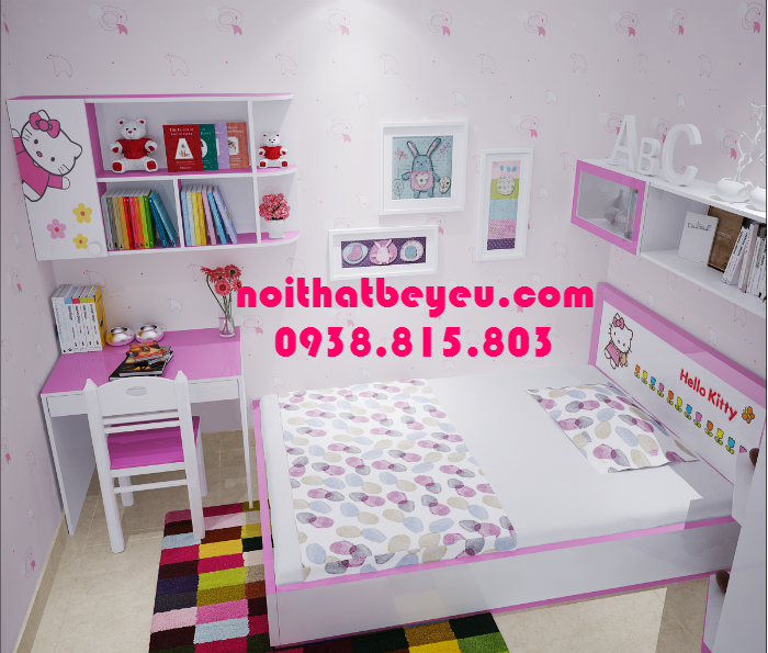 thiet ke giuong ngu tre em 4