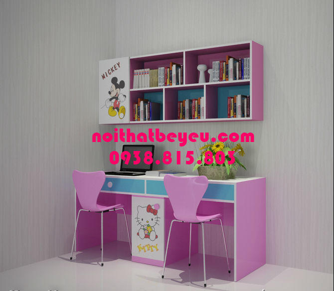 Ban hoc doi cho be trai be gai lien kem gia sach gia re 1