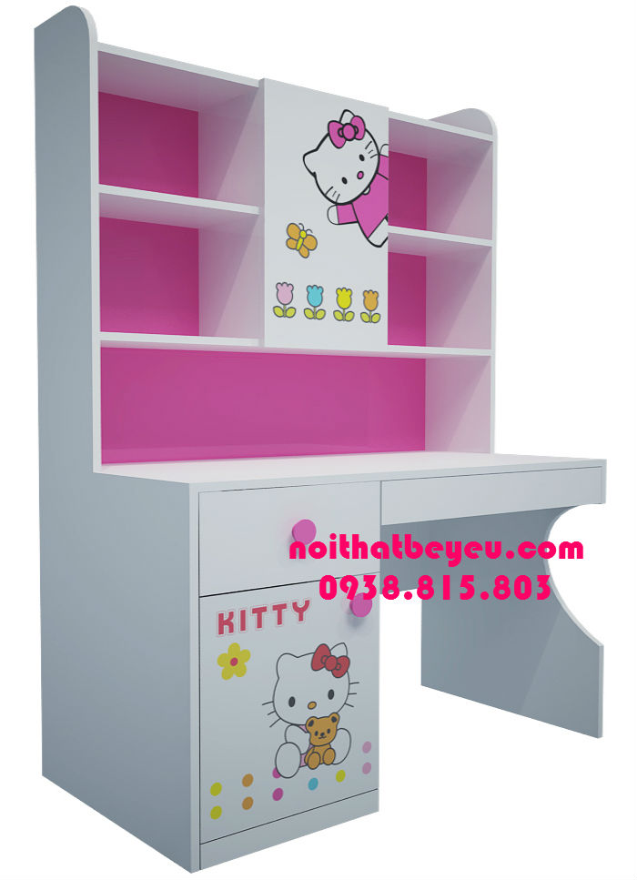 Ban hoc tre em co gia sach hello kitty 1