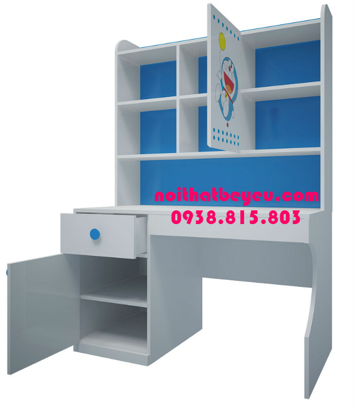 ban hoc tre em co gia sach hinh do re mon