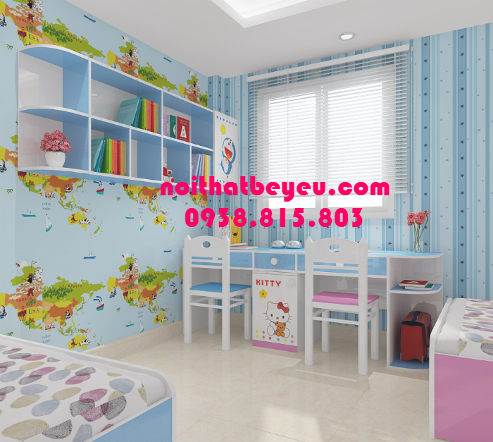 ban hoc tre em xinh xan lien gia sach 3