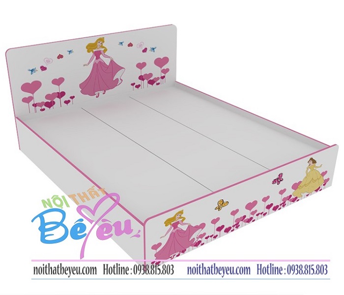 Giường ngủ trẻ em công chúa cho bé gái