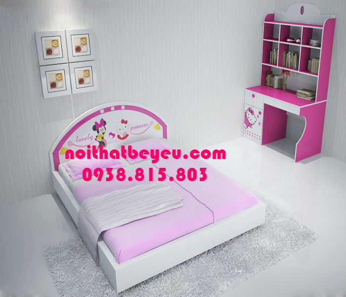 giuong ngu trẻ em cho be gai