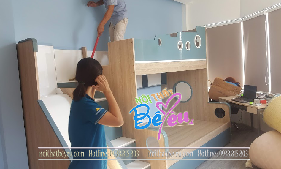 giuong tang tre em cho be trai be gai 1