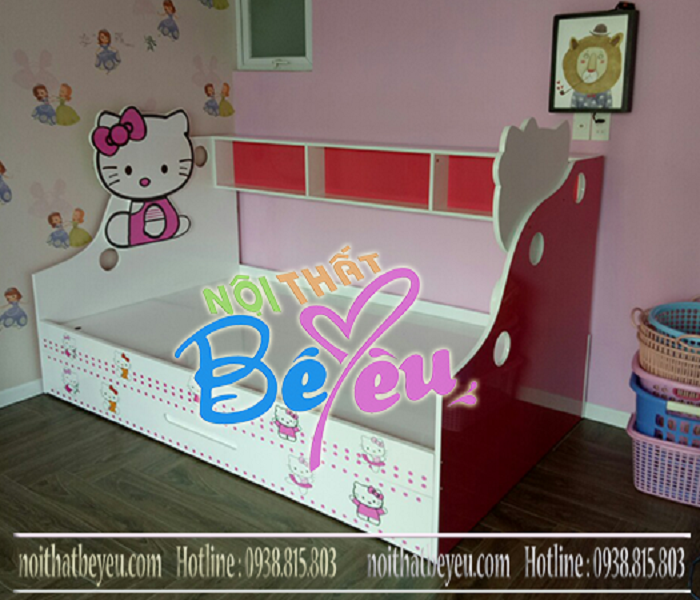 giuong tang lun tre em hello kitty cho be gai - noi that be yeu 4