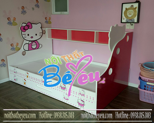 giuong tang lun tre em hello kitty cho be gai - noi that be yeu 12