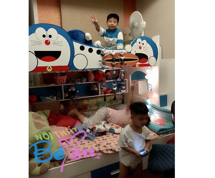 giuong tang tre em Doremon 1