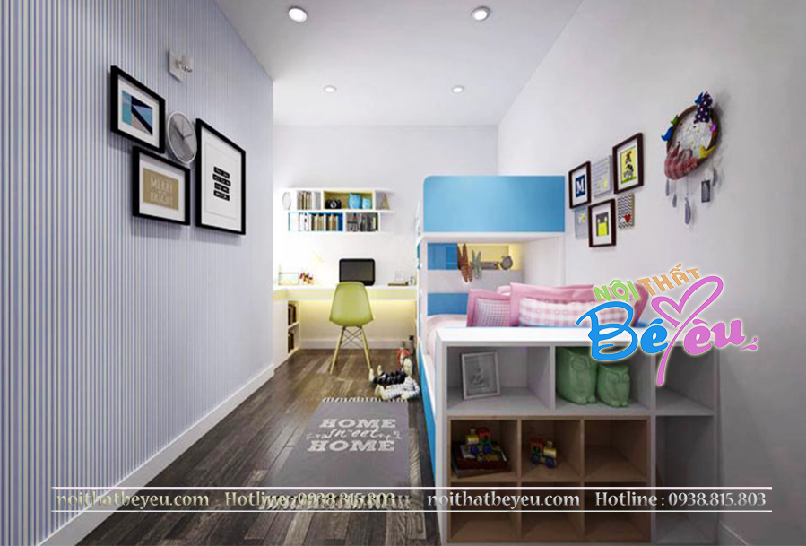 1. giuong 2 tang cho be trai be gai dep - giuong tang  tre em - noi that be yeu 3