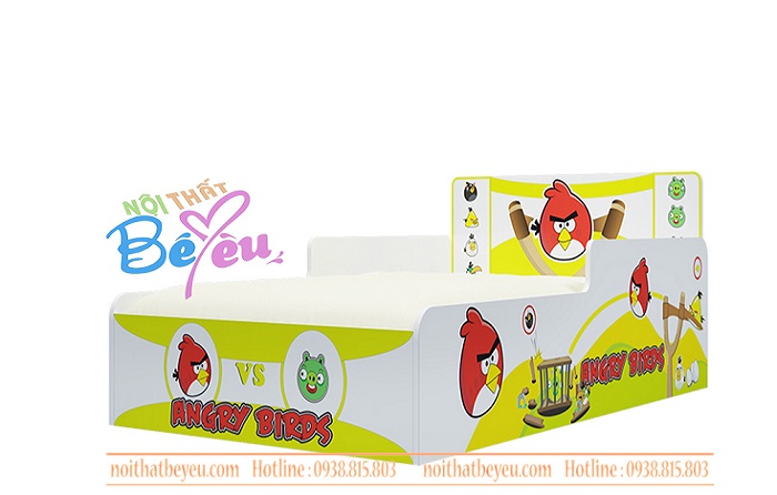 Giuong ngu tre em cho be trai be gai angry bird 1