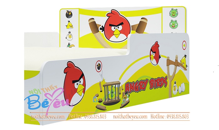 Giuong ngu tre em cho be trai be gai angry bird 2