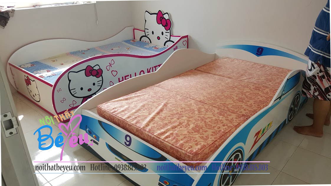 giuong ngu cho be gai kity 2