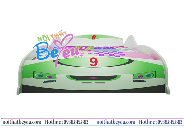 giuong ngu tre em hinh o to cho be trai - giuong o to noi that be yeu 2