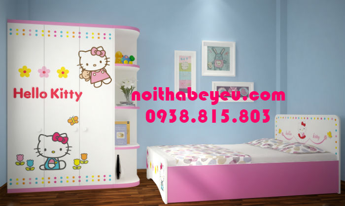 giuong ngu don cho be gai gai re 10