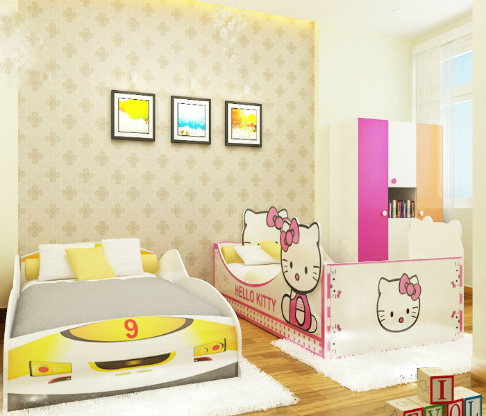 giuong ngu don cho be trai be gai 6