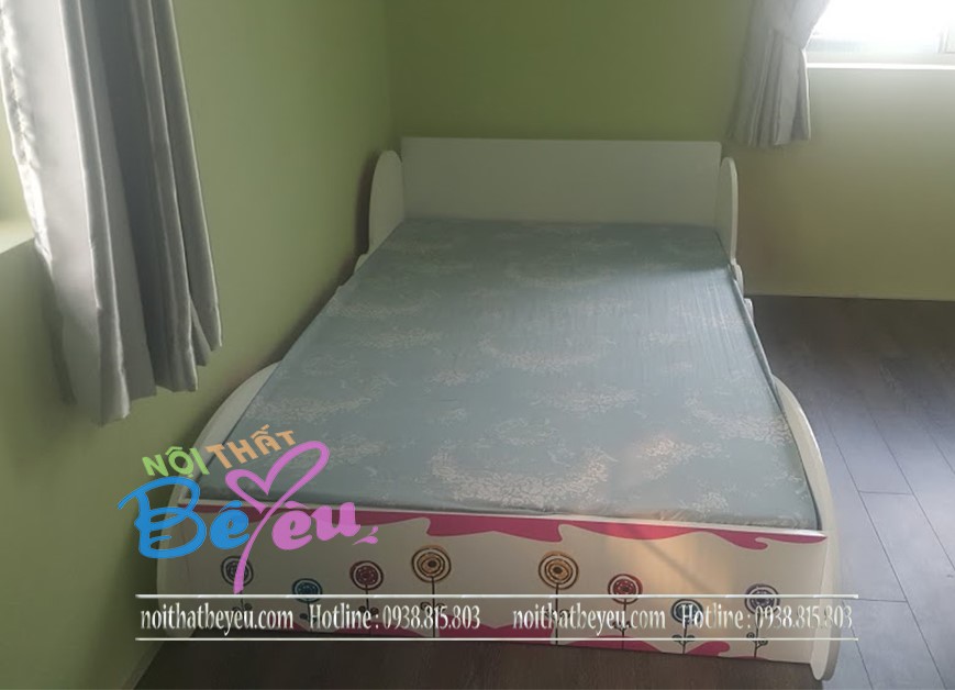 giuong ngu tre em ca voi cho be gai - noi that be yeu 2