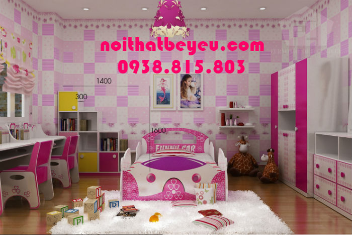 giuong ngu tre em xe funny 1