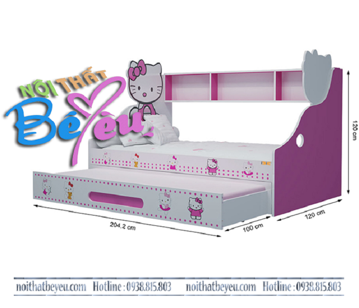 kich thuoc giuong ngu tre em cho be trai be gai 4