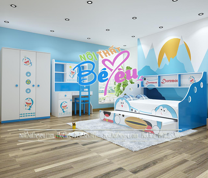 phong ngu tre em cho be trai - noi that be yeu 1