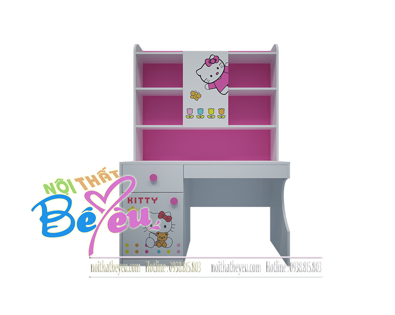 PHONG NGU TRE EM CHO BE GAI HELLO KITTY 4