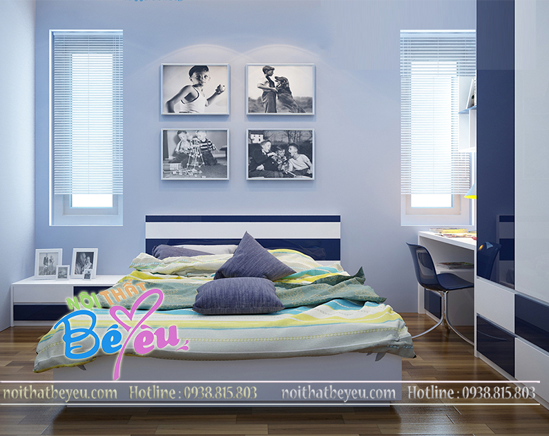 2. thiet ke phong ngu be trai dep hien dai dien tich nho don gian - noi that be yeu 2