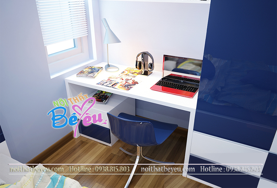 2. thiet ke phong ngu be trai dep hien dai dien tich nho don gian - noi that be yeu 3