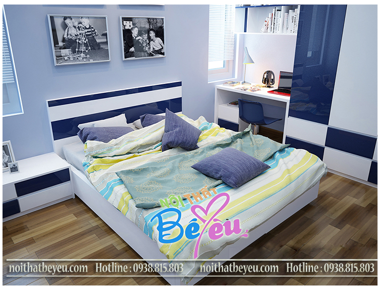 2. thiet ke phong ngu be trai dep hien dai dien tich nho don gian - noi that be yeu 1