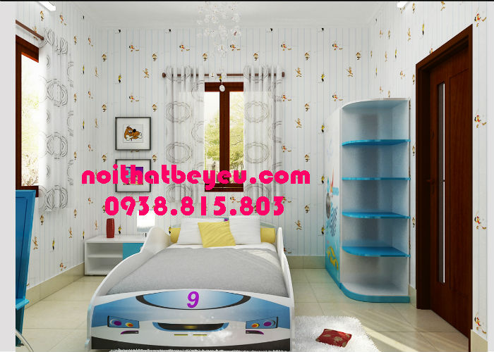 phong ngu tre em trai 7