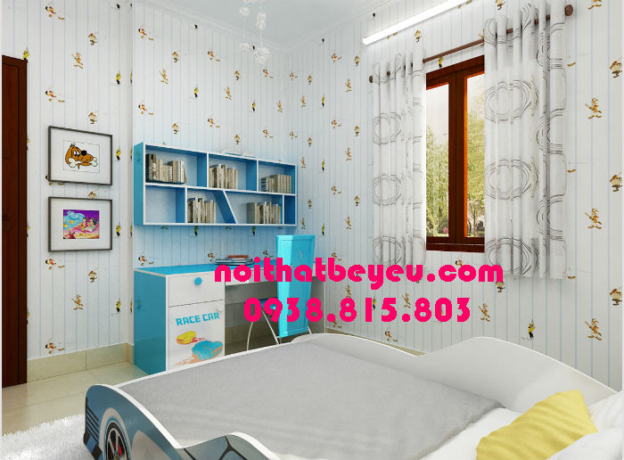 phong ngu tre em trai 5