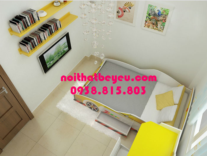 phong ngu tre em trai 3