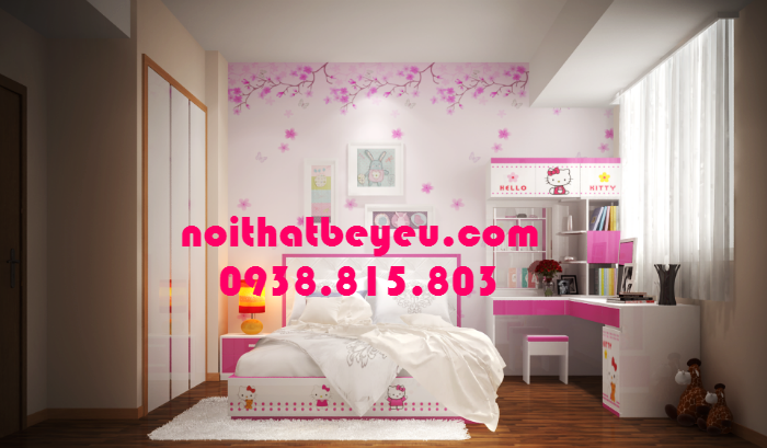 phong ngu dep cho be gai 1