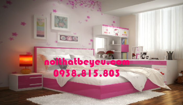 phong ngu dep cho be gai 4