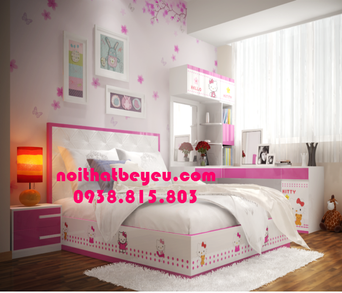 phong ngu dep cho be gai 6