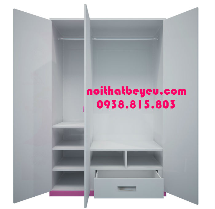 tu quan ao tre em hinh cong chua 3