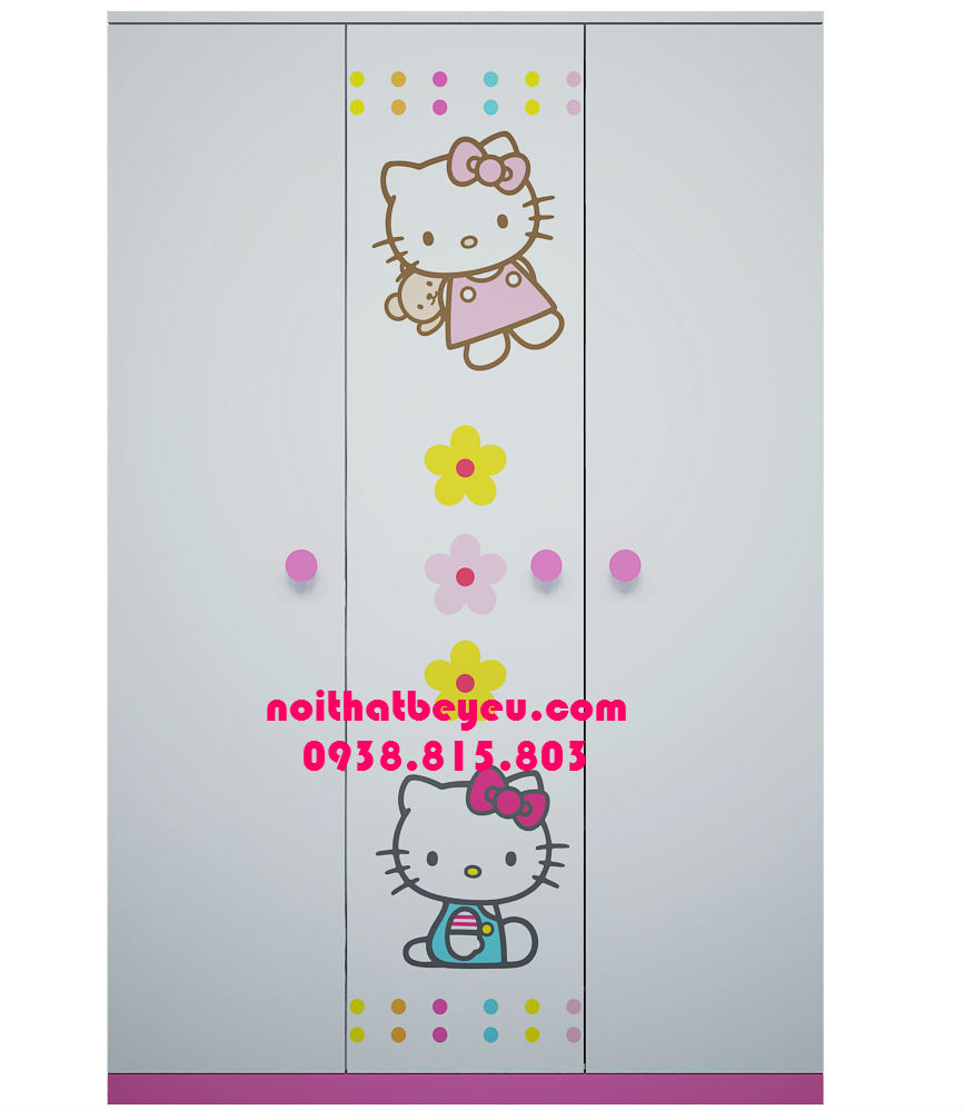 tu quan ao tre em hinh hello kitty 6