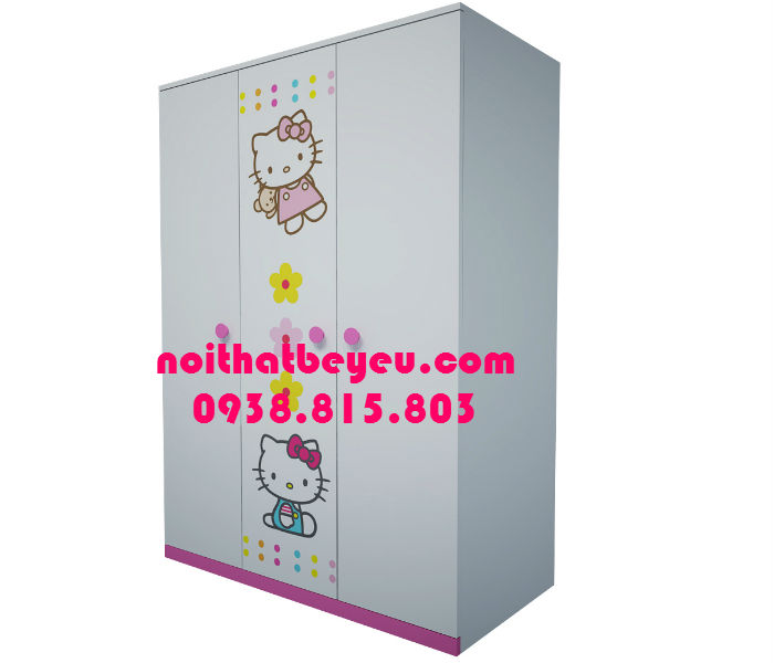 tu quan ao tre em hinh hello kitty 2