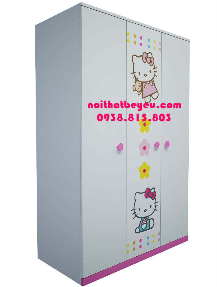 tu quan ao tre em hinh hello kitty 1