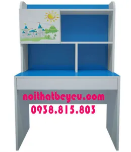 Bàn Học Sinh Có Giá Sách Lâu Đài