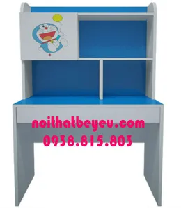 Bàn Học Trẻ Em Có giá sách Doremon