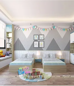 Cách Bố Trí Thiết Kế Phòng ngủ cho 2 Bé Trai