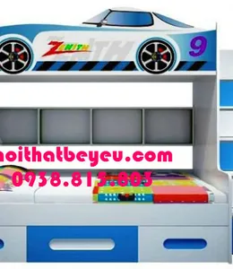Giường 2 Tầng trẻ em hình ô tô