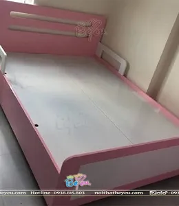 Giường Ngủ Cho Bé Gái Màu Hồng