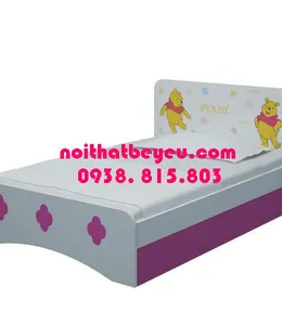 Giường ngủ trẻ em, hình gấu cho bé trai bé gái